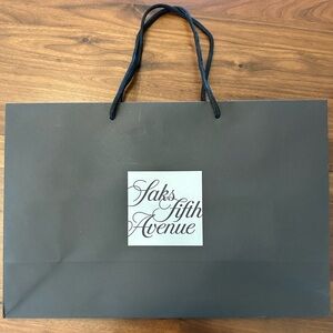 Saks 5th avenue shopping bag large